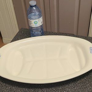 Vintage Corning Ware Blue Cornflower P-19 Oval Serving Platter
